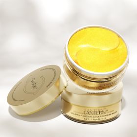 Golden Crystal Eye Patches, With Collagen Glycerin And Moisturizing Ingredients, Hypoallergenic Gentle Formula, Daily Skincare For Men And Women, (Option: Golden)